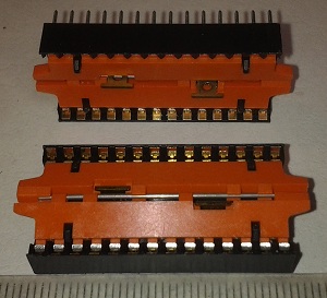 NIF28 - no insertion force socket 28pin .. balení 4ks za 100Kč