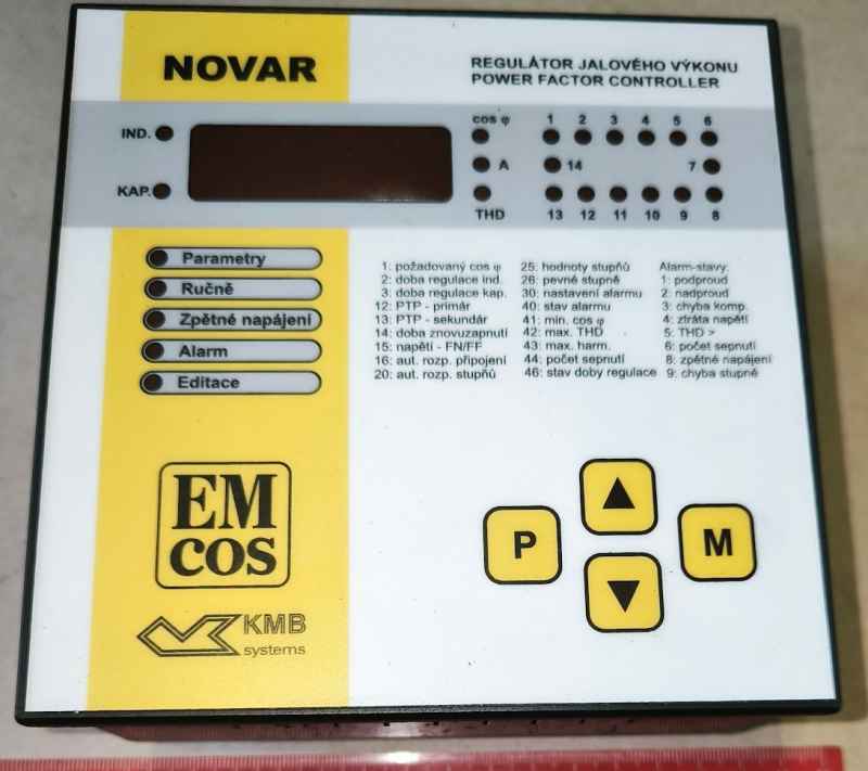NOVAR 114 - regulátor jalového výkonu KMB systems