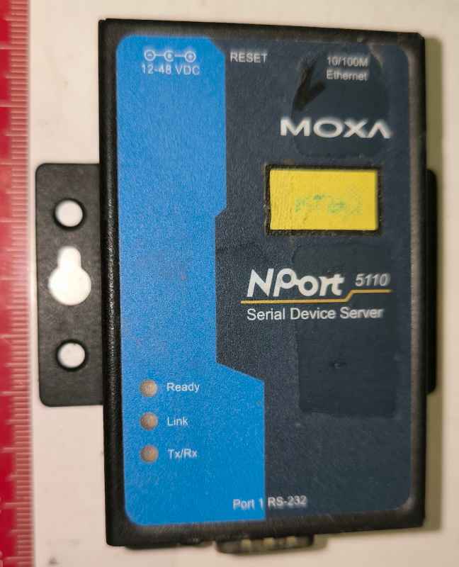 NPort 5110 - serial device server ,  z demontáže  .. použitý / used
