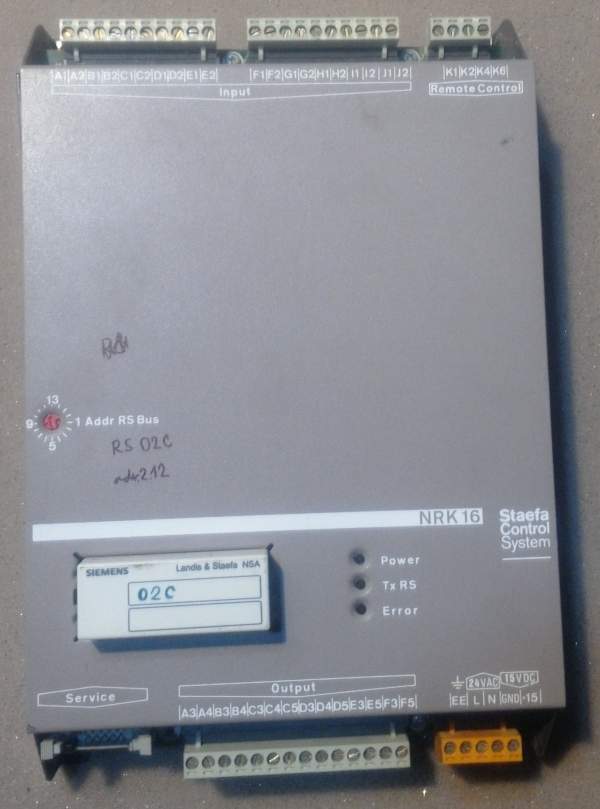 NRK16 - Landis & Staefa controller   .. cena na dotaz / price on request