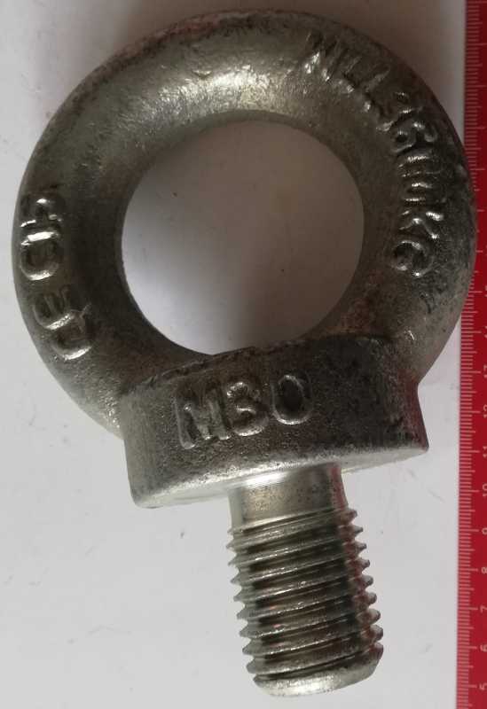 transportní oko M30 DIN580 WLL3600KG