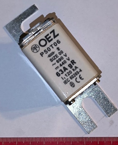 OEZ Pojistka polovodičová P50T06 63A gR