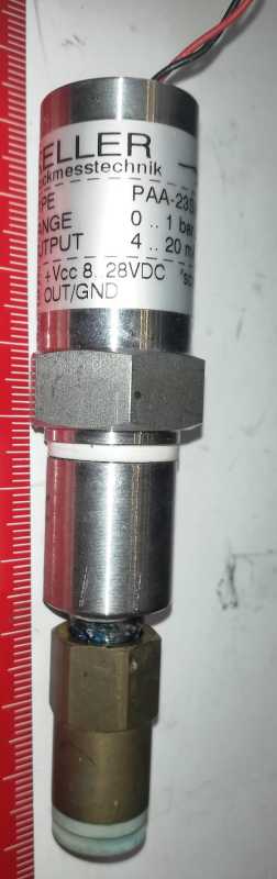 Piezoresistive Pressure Transmitters PAA-23S/80549.22 - 0..1bar .. použitý / used .. cena na dotaz / price on request