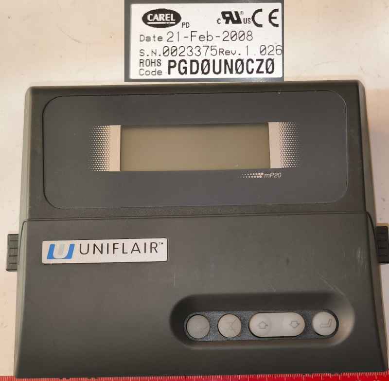 CAREL PCD0UN0CZ0 - mP20 UNIFLAIR   .. použitý / used.. cena na dotaz / price on request