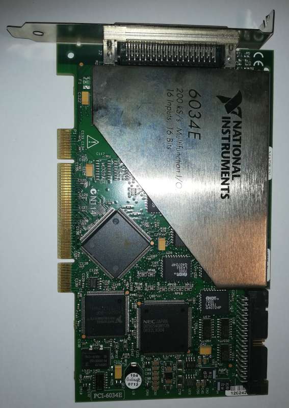 National Instruments PCI-6034E NI DAQ Card, 16 bit Analog Input, Multifunction  .. cena na dotaz / price on request