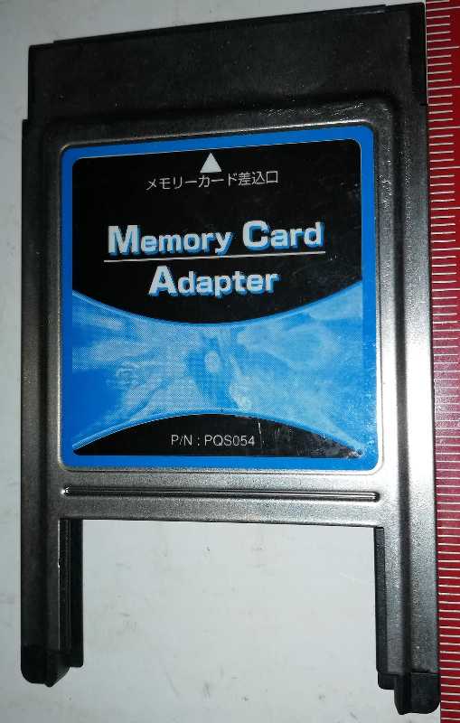 redukce PCMCIA / Compact Flash