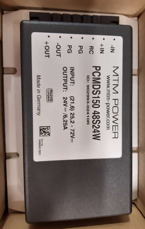 PCMDS150-48S24W - DC/DC konveter 24V 6,25A