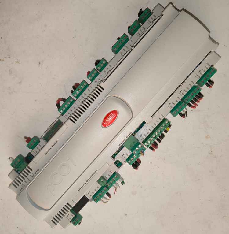 CAREL PCO1 SYSTEM CONTROLLER PCO1000CM0, Ver 1.013 + serial + analog  .. použitý / used.. cena na dotaz / price on request