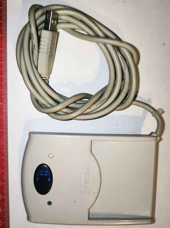 Čtečka GIGATEK -  PCR-330MU-01 - RFID, 13.56MHz, USB (emulace klávesnice), .. z demontáže / used