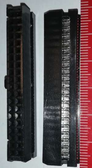 není skladem - PFL40 - IDC zásuvka rozteč 2,54mm, 2x20pin na kabel  .. balení 14ks