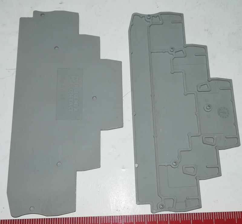 PHOENIX CONTACT D-ST 2,5-3L , 3036660 - Zakončovací kryt,  .. použitý / used , balení 10ks za 60Kč