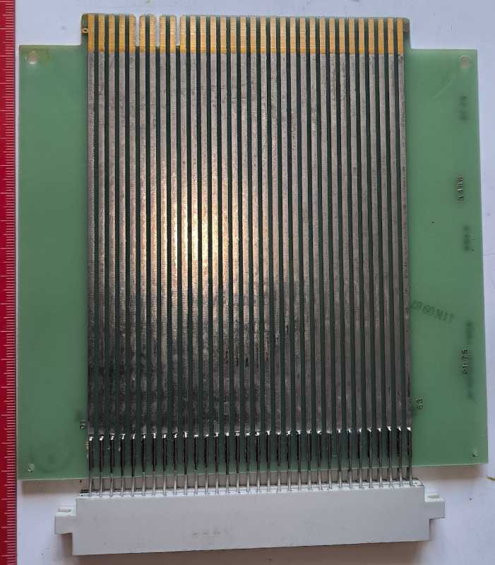 PI-75 2486 IZOT 1370/0014 - propojovací / prodlužovací deska s CK64-408, zlacená, zachovalá    .. cena na dotaz / price on request