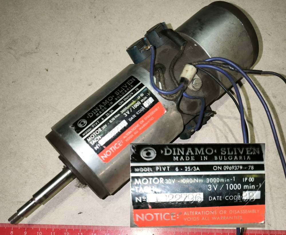 PIVT 6-25/3A - DC Servomotors PIVT  .. použitý / used .. cena na dotaz / price on request