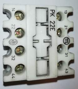 PK22E - pomocné kontakty, starší   .. cena na dotaz / price on request