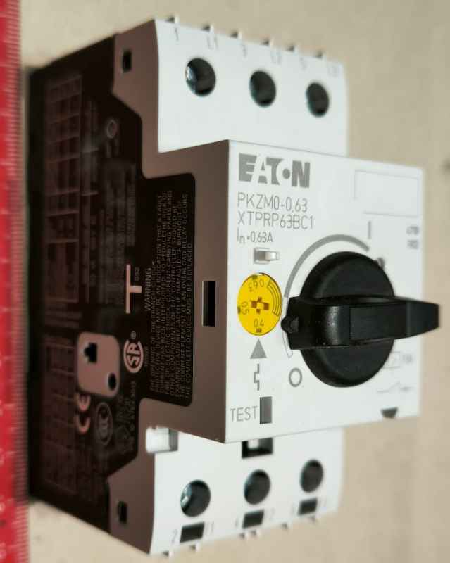 EATON XTPRP63BC1NL IEC Manual Motor Control, 0.63 A, Class 10 Trip   .. cena na dotaz / price on request