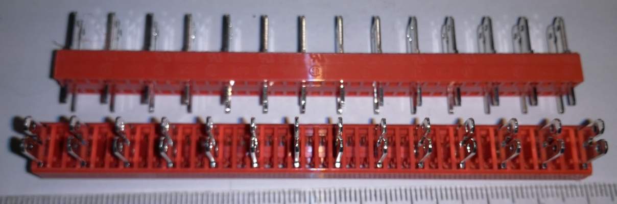 900-S-7,5/14 - Flat connector strip, 14pin , Solder pin, -40 °C, WECO