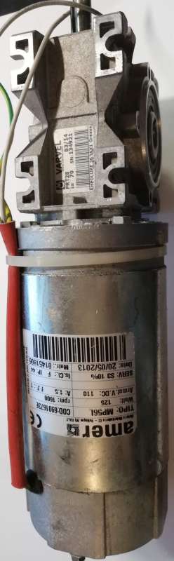 sestava pohon-006 :  MP56L 125W 110Vdc + FRT28 70.. použitý / used