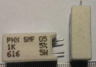 R 1k 5W 5%  .. balení 26ks za 100 Kč