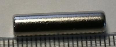 magnet délka 20mm, průměr5 mm,poniklovaný(Ni-Cu-Ni) .. balení 25ks za 50Kč