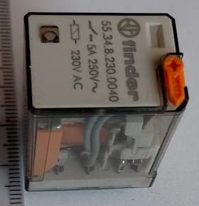 55.34.8.230.0040 - Relé průmyslové 230Vac 5A  do patice  .. cena na dotaz / price on request