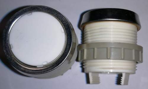 T6C ovládací hlavice - bílá