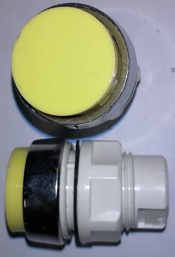 T6E/22 signalizační hlavice - žlutá