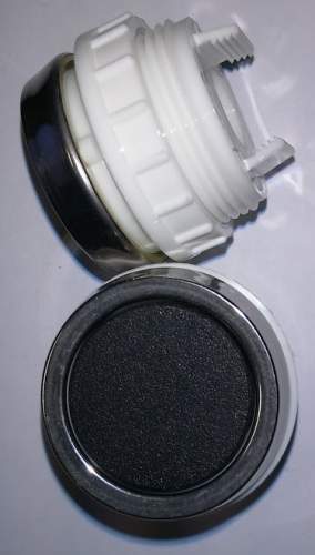 T6A ovládací hlavice - černá