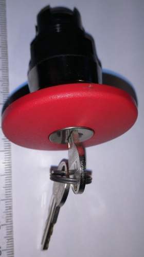 hlavice T10 hříbek s klíčkem vynimatelným v obou polohách - červená  .. cena na dotaz / price on request