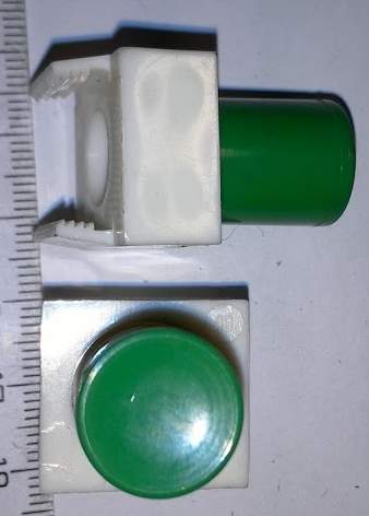 T6VB - tlačítko pro spínací jednotku - zelená barva  .. cena na dotaz / price on request