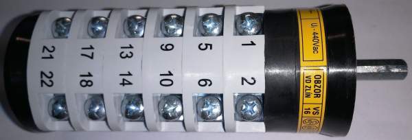 přepínač VS16-1112D4 OBZOR