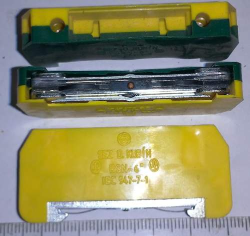 není skladem - svorka RSN-6 SEZ Kubín .. balení 22ks za 70Kč