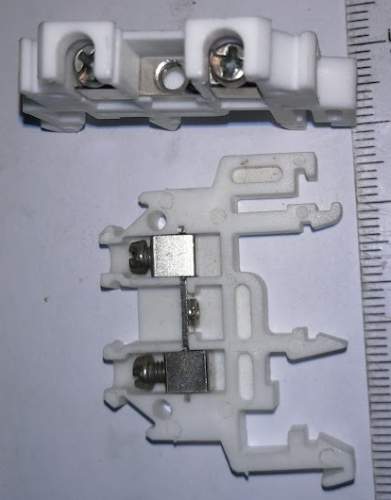 řadová svorkovnice RSA 1,5A bílá .. balení 35ks za 40Kč