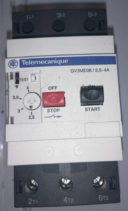 Motor Circuit Breakers - GV3ME08/2,5-4A  .. cena na dotaz / price on request