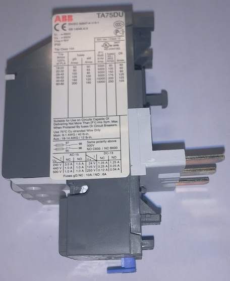 tepelné relé TA75DU-42 ABB  .. cena na dotaz / price on request