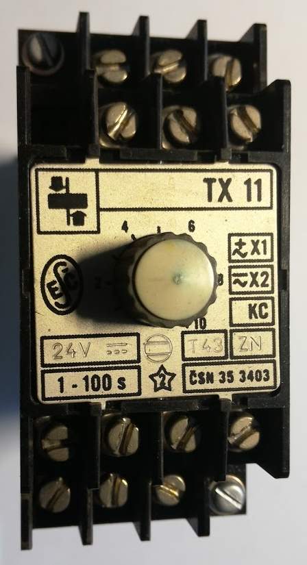 relé TX11 24Vss 1-100s ZN KC  (PP11210)   .. cena na dotaz / price on request