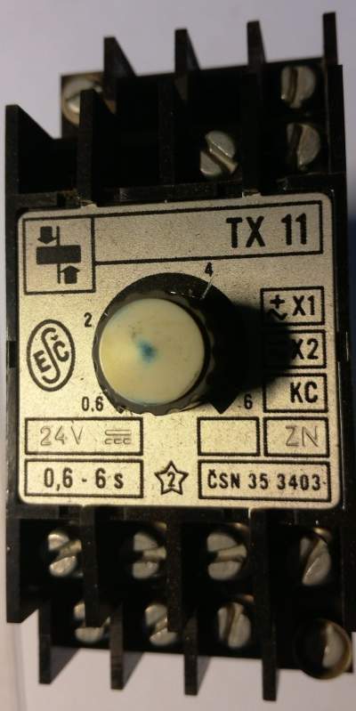 relé TX11 24Vss 0,6-6s ZN KC (PP11211)   ..  cena na dotaz / price on request