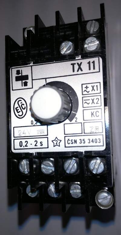 relé TX11 24Vss 0,2-2s ZR KC  (PP11215) ..  cena na dotaz / price on request