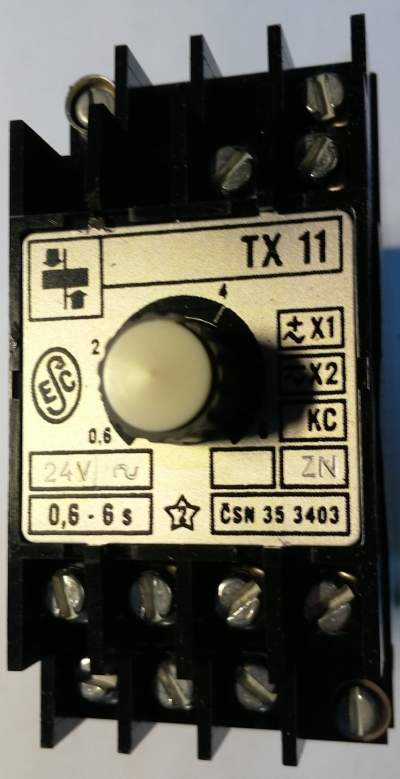 relé TX11 24Vstř 0,6-6s ZN KC (PP11218)  ..  cena na dotaz / price on request