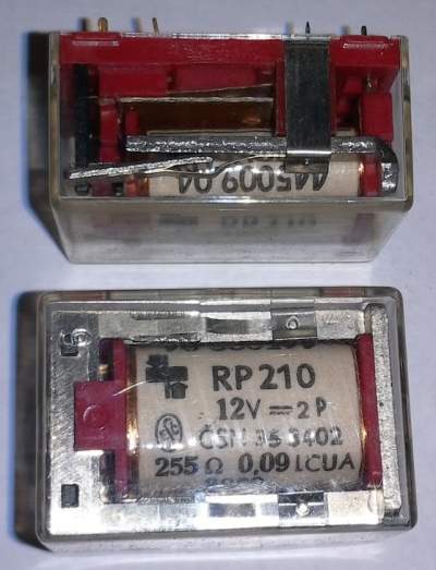 relé RP210 - 12Vss 2P (PP11242)  ..  cena na dotaz / price on request