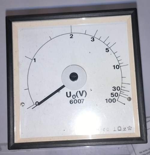 MP typ VU1 100V/50Hz  METRA 1.5% 95x95x110mm    .... cena na dotaz / price on request