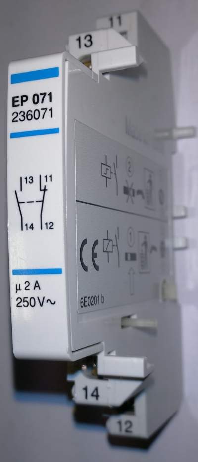 EP071 auxiliary contact 1NC+1NO HAGER   .. cena na dotaz / price on request