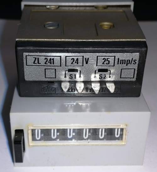 počítadlo, 6 míst, MASSI ZL241 - 24Vss 35imp/s   .. cena na dotaz / price on request