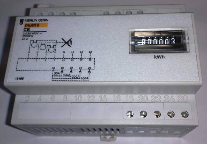 3-fázový elektroměr 15465 Merlin Gerin