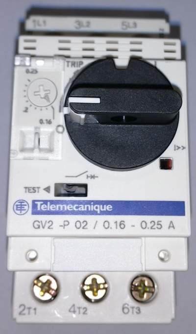 GV2P02 motor circuit breaker 0,16-0,25A .. cena na dotaz / price on request