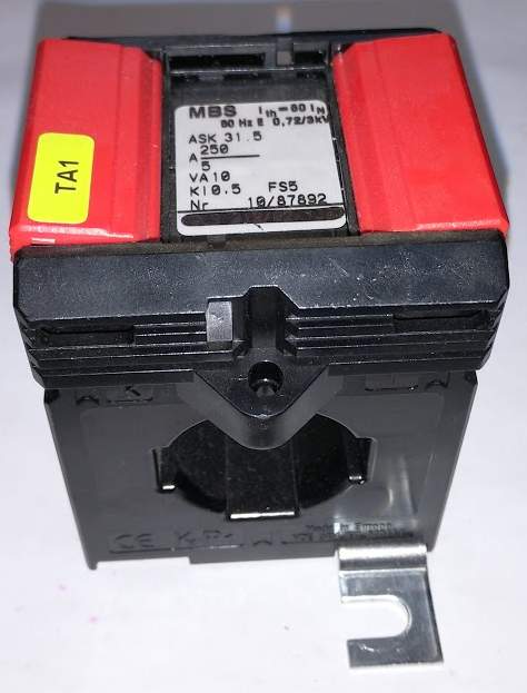 Násuvný měřicí transformátor proudu MBS ASK31.5 250/5 A  .. cena na dotaz / price on request