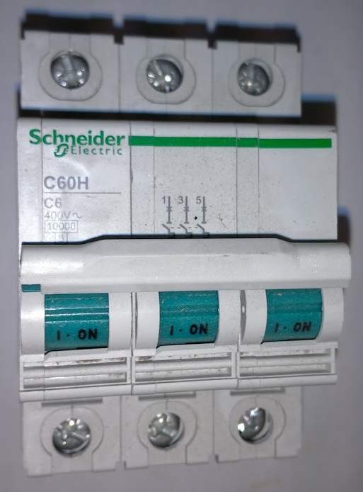 jistič Schneider C60H C6 -  3pol.