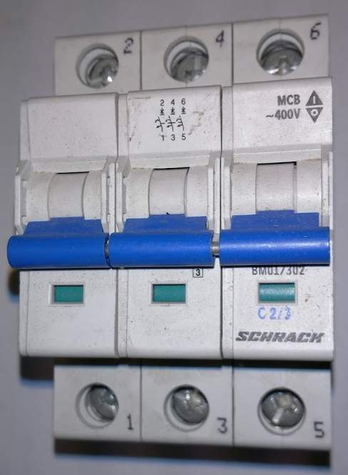 jistič Schrack MCB C2 -  3pol.