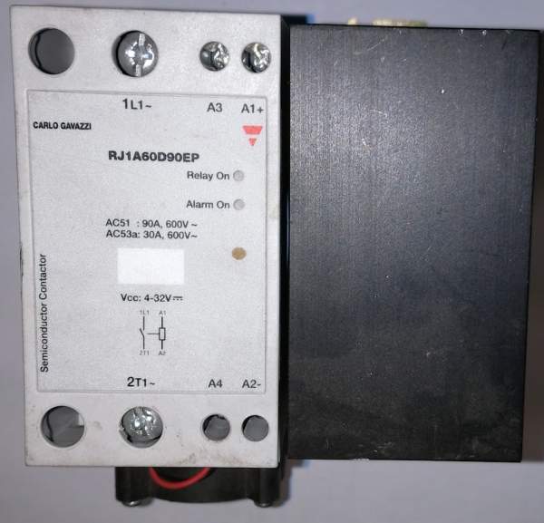 RJ1A60D90EP - Relay SSR 12mA 32V DC-IN 90A 660V AC-OUT .. cena na dotaz / price on request