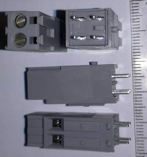 svorkovnice 2 pin, balení 44ks za 50Kč