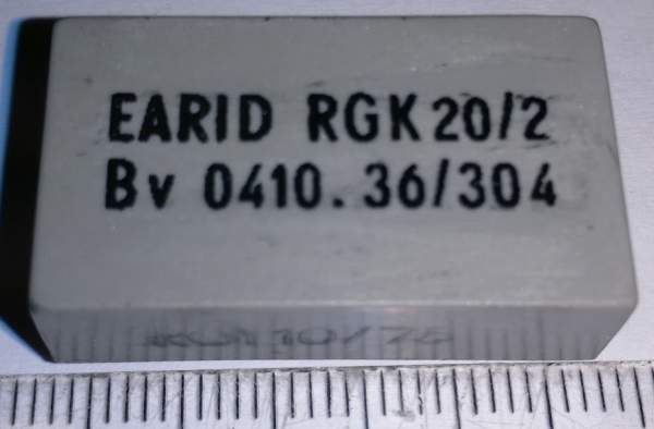 jazyčkové relé EARID RGK20/2  .. cena na dotaz / price on request